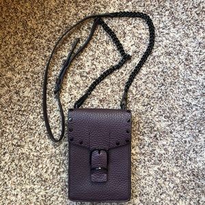 Rebecca Minkoff mini crossbody. Plum.